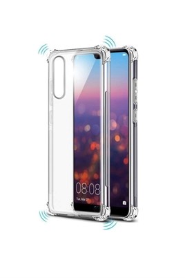 Huawei Y6 2019 Şeffaf, Darbe Korumalı Telefon Kılıfı