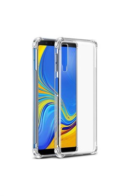 Samsung Galaxy A7 2018 Şeffaf, Darbe Korumalı Telefon Kılıfı