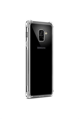 Samsung Galaxy J6 Plus Şeffaf, Darbe Korumalı Telefon Kılıfı